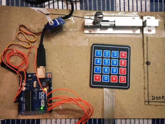 Password Based Door Lock System Using Arduino Uno, code of Password Based Door Lock System Using Arduino Uno, circuit diagram of Password Based Door Lock System Using Arduino Uno