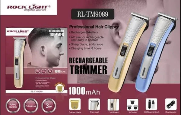 ROCK LIGHT hair trimmer RL-TM9089, For Professional 1000mAH