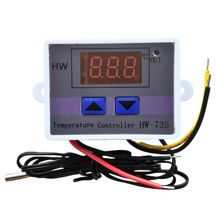 XH-W3001 Intelligent Led Digital Microcomputer Temperature Controller Mini Thermostat Switch with Water-Resistant Sensor Probe 10A (Max) Multipurpose Controller