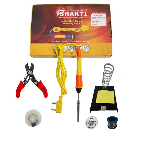 Shakti Soldering Iron Kit-25W (7 in 1)