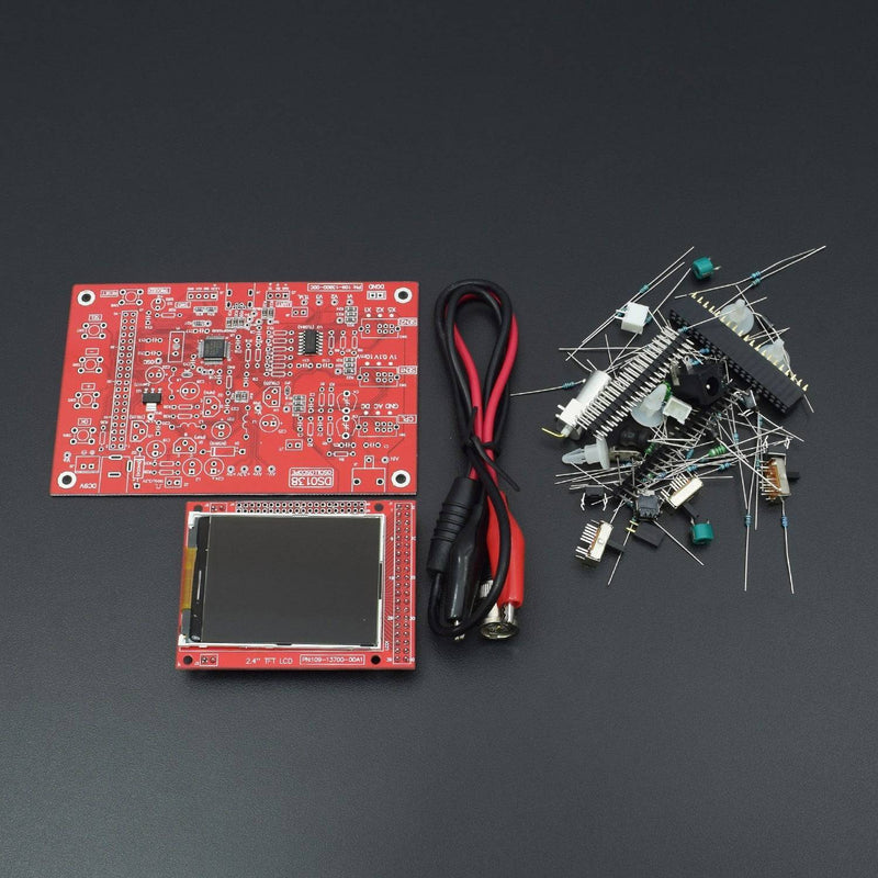 DS0138 STM32 200 KHz Digital Oscilloscope DIY Kit And Probe Unsoldered Workshop