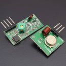 RF 315MHz module RF Transmitter Receiver Module 315MHz Wireless Link Kit + 315MHz Spring Antenna for Arduino