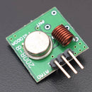 RF 315MHz module RF Transmitter Receiver Module 315MHz Wireless Link Kit + 315MHz Spring Antenna for Arduino