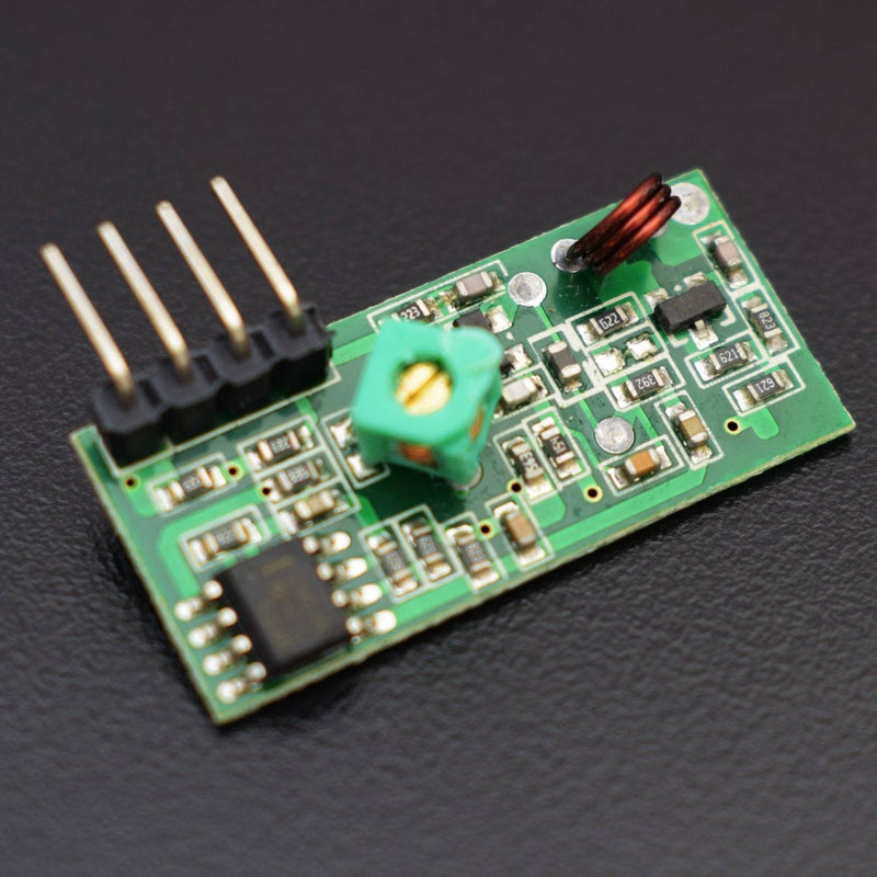 RF 315MHz module RF Transmitter Receiver Module 315MHz Wireless Link Kit + 315MHz Spring Antenna for Arduino