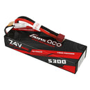 Gens Ace 5300mAh 7.4V 60C 2S1P HardCase Lipo Battery Pack 24