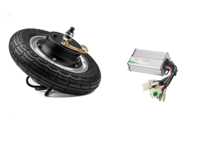 10 Inch 350w 24v 800 RPM Brushless E-bike Wheels Scooter Hub Motor + Controller