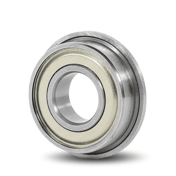 Universal Flange Ball Bearing 4x8x3mm Shielded Chrome Steel Bearings