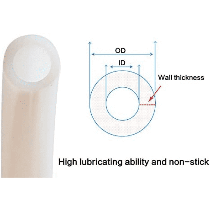 Teflon Tubing for 3D Printers 1.75mm Filament (2mm ID X 3mm OD)