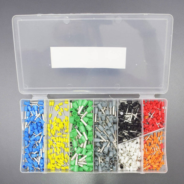 800 Pieces Assortment Ferrule Wire Copper Crimp Connector, Wire Terminals Kit, Wire Connector Kit