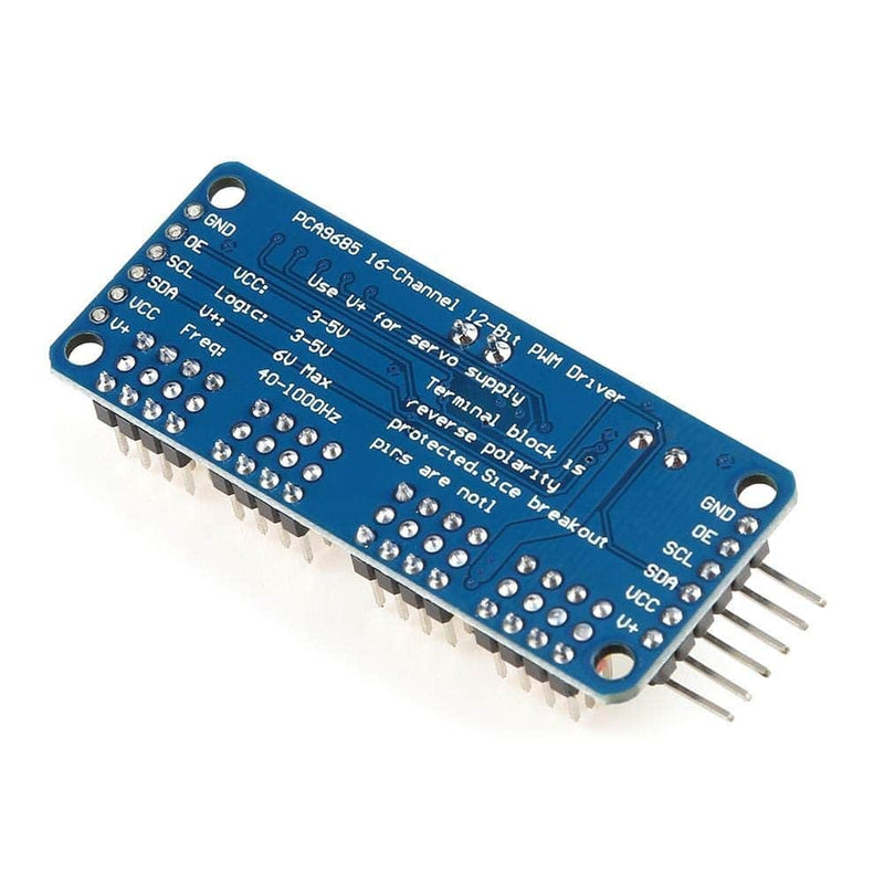 PCA9685 - 16 Channel 12-Bit PWM Servo Motor Driver I2C Module For Arduino