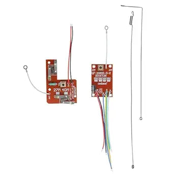 4 Channel RC Remote Control Accessory 27MHz Circuit PCB Transmitter And Receiver Board With Antenna Radio System