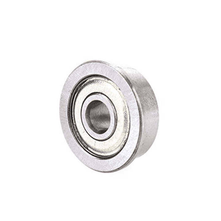 Universal Flange Ball Bearing 4x8x3mm Shielded Chrome Steel Bearings