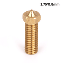 V6 Volcano Brass Length Extruder Nozzle 1.75mm x 0.8mm