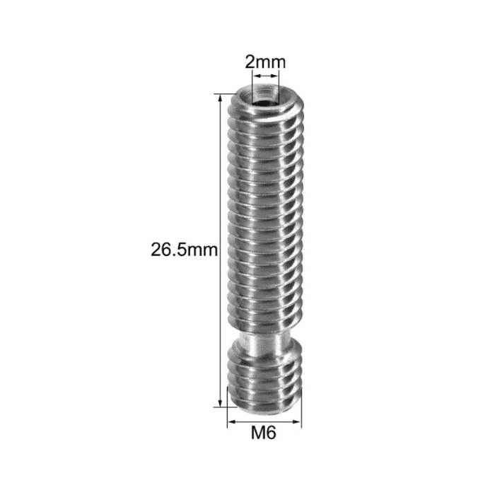 V5 Heat Break Hotend Throat Without Teflon Tube for 1.75mm Filament