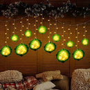 Leaf Pan Ganesh Led Curtain String Light Led Series 6 Big Pan and 6 Small Pan- 3 mtr