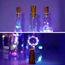 Multi color Coin Cell Operated String Lights with Wine Bottle Cork- 2Meter