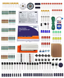 Electronic Components Kit with 300+ Components and Tutorial Book (BASIC KIT)