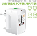 Universal Travel Adapter,International Adapter All in one Adapter Plug for Phone, Laptop, Camera,Travel Adapter