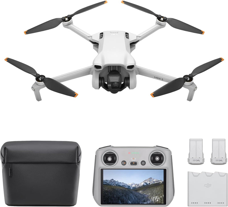 Dji Mini 3 Pro With DJI Rc Smart Remote Control with Fly More Kit Plus