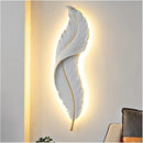 Feather Wings Wall Light White/Golden Color