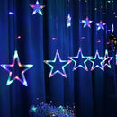 6 Large & 6 Small Stars Led (MULTI COLOUR)