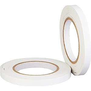 6mm Polyester adhesive tape Milky White color (50 meter)