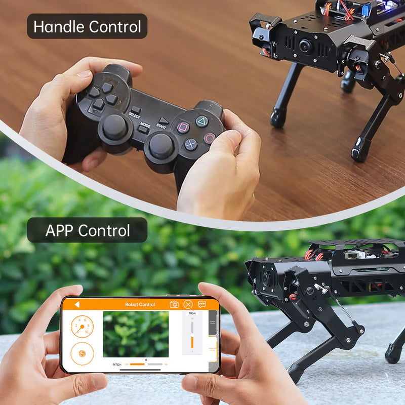 PuppyPi HiWonder Quadruped Robot with AI Vision - ROS Bionic Dog