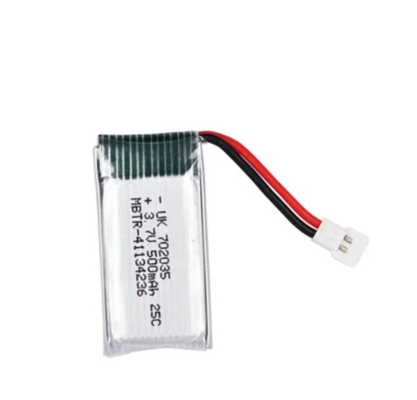 702035 500mAh 3.7V Lithium Polymer Battery