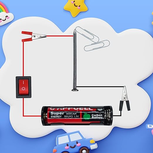 Science Experiment Kit – STEM Kit, Electric Circuit Kit with Motor Fan Toy