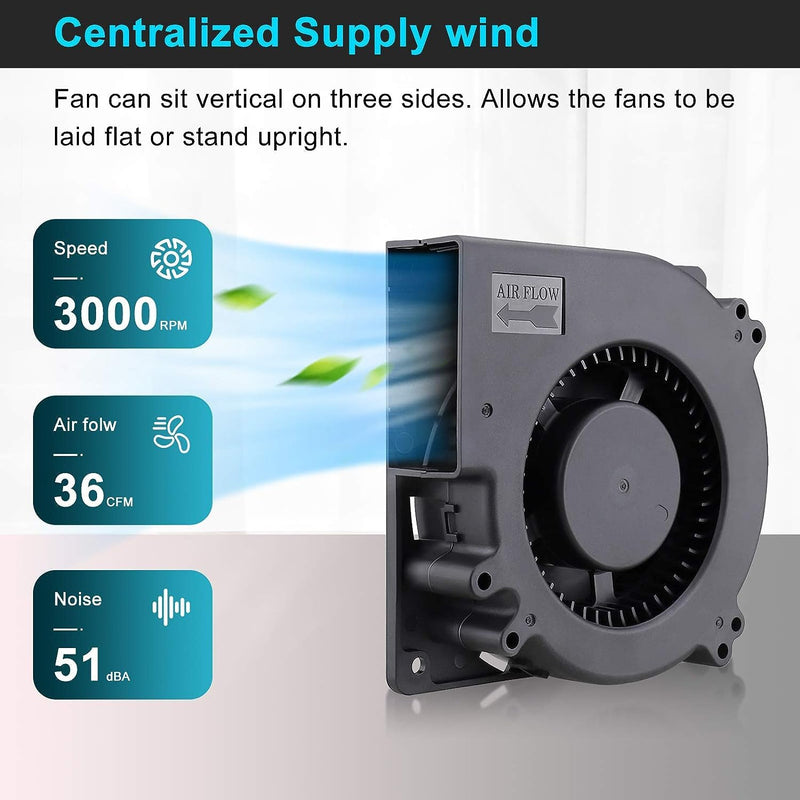 PGSA2Z 12V 1A Blower Centrifugal Fan 120mm x 32mm