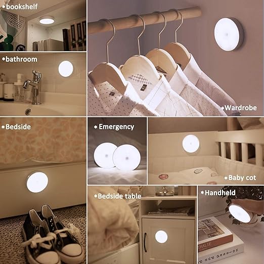 LED Human Body Motion Sensor Light,USB Rechargeable Motion Sensor Light