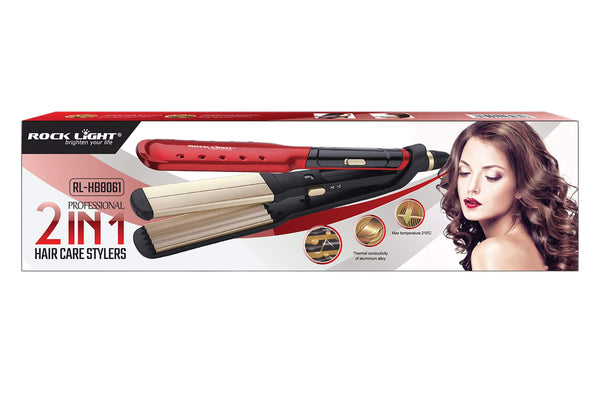 Rock Light 2 In 1 Hair Straightener RL-HB8061