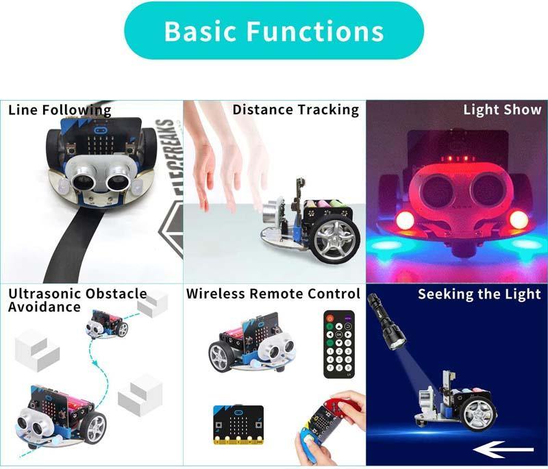 Smart Cutebot Kit for Micro:Bit by Elecfreaks