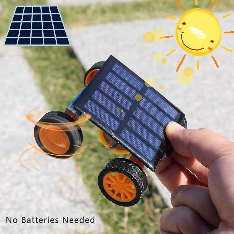 STEM 4 Set Solar Motor Kit, Electric Science Experiment Projects