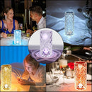 LED Multicolor Touch Sensitive Crystal Diamond Table Lamp