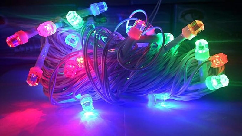 Diamond LED 8MM 32 Lamp Multi color 20Meter