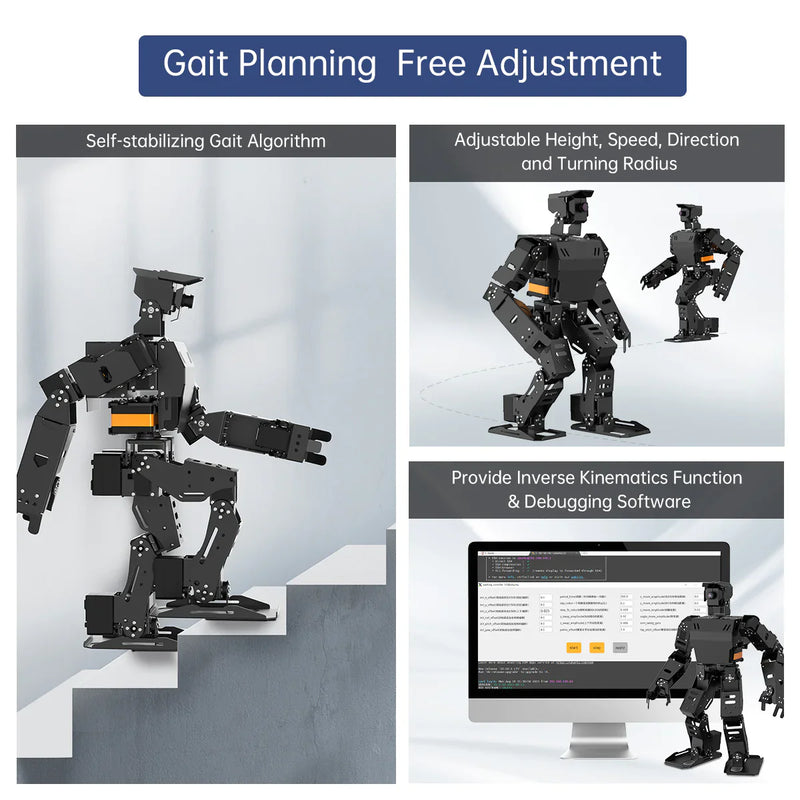 AiNex ROS Education AI Vision Humanoid Robot Powered by Raspberry Pi