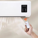 Mini Wall Mounted Air Conditioner(Heat Fan) Portable Air Conditioner Wall Mounted AC Fan with Digital Display