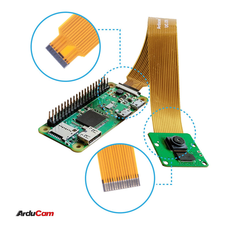 Arducam IMX219 Visible Light Fixed Focus Camera Module for Raspberry Pi