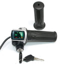 24V ebike Throttle with LCD Display ON-OFF Key Lock for E Vehicle