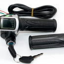 24V ebike Throttle with LCD Display ON-OFF Key Lock for E Vehicle