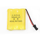 Ni-Cd AAx3 3.6v 1600mah Rechargeable Cells Battery PackCL NI-CD 3*AA 3.6V 1600mAh Nickel Cadmium Rechargeable Battery