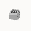 Degson 3 Pin 3.5 mm Pitch Spring Terminal Block - Grey