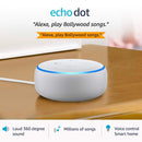 Refurbished 3rd Gen Echo Dot Smart Speaker - White