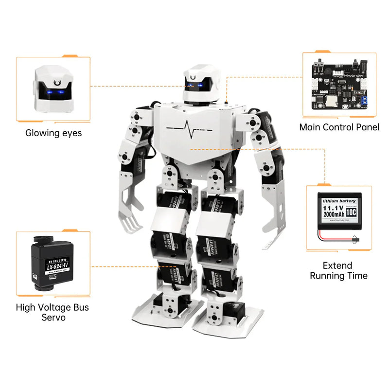 H5S Hiwonder 16DOF Intelligent Humanoid Robot