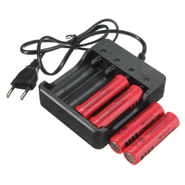 [Type 1] 18650x4 Li-Ion Battery Charger Adapter (Hard Pin Spring)