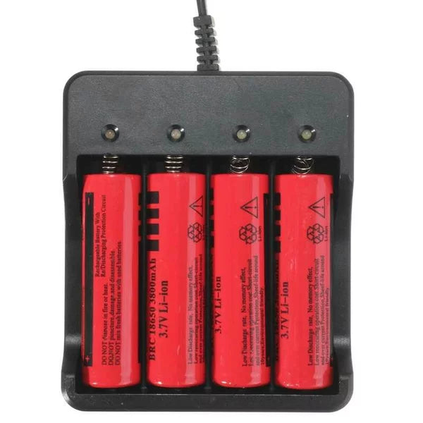 [Type 1] 18650x4 Li-Ion Battery Charger Adapter (Hard Pin Spring)