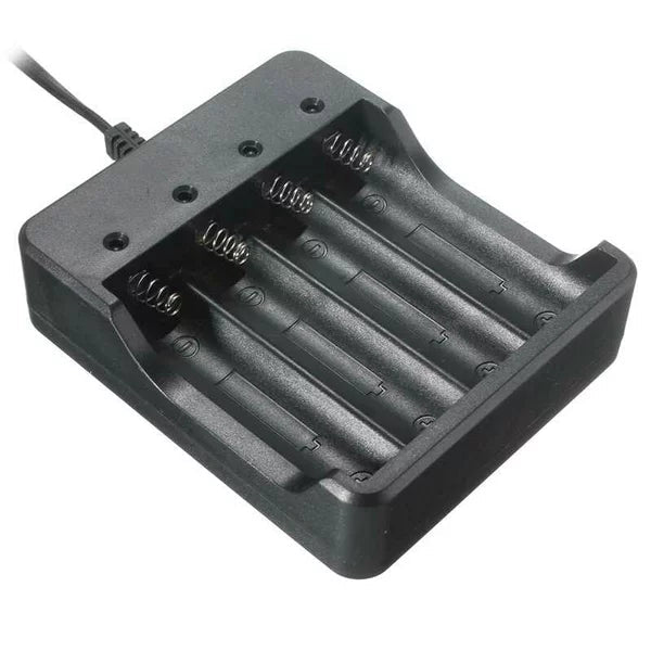 [Type 1] 18650x4 Li-Ion Battery Charger Adapter (Hard Pin Spring)