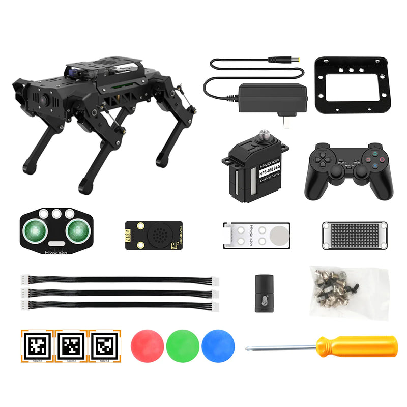 PuppyPi HiWonder Quadruped Robot with AI Vision - ROS Bionic Dog