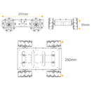 ArmPi Pro ROS Robot Chassis with Robot Arm